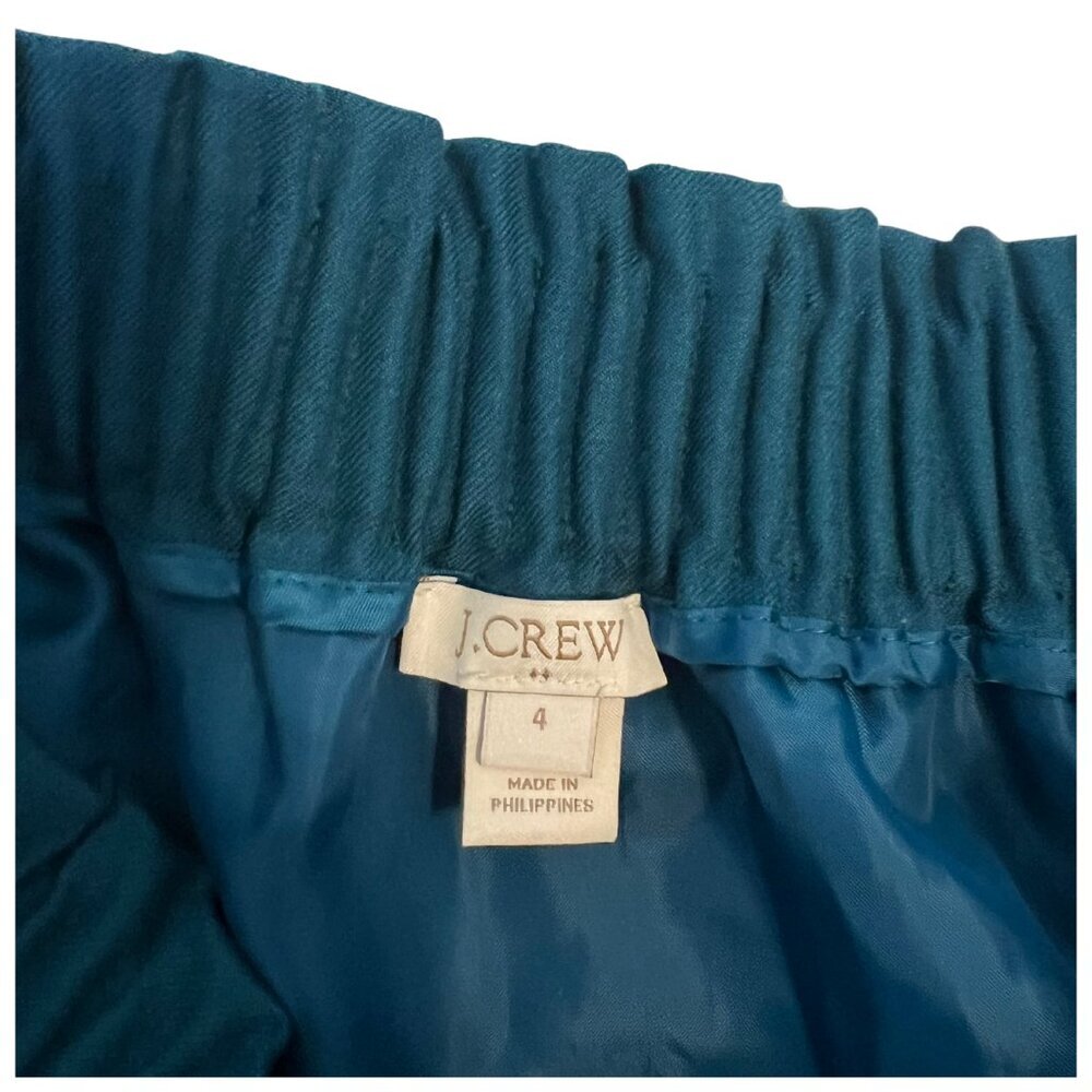 J Crew Elastic Waist A Line Skirt Size 4 - Picture 2 of 2